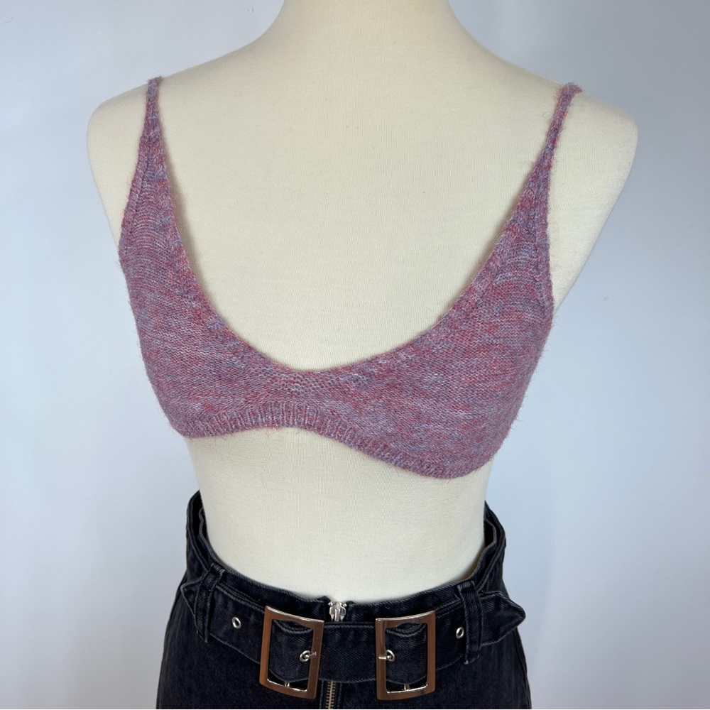 RUVE Rika Knit Top in Berry (Rare Color)